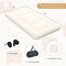 Costway Full/King/Queen/Twin Futon Mattress Japanese Floor Sleeping Pad Washable Cover Carry Bag Beige
